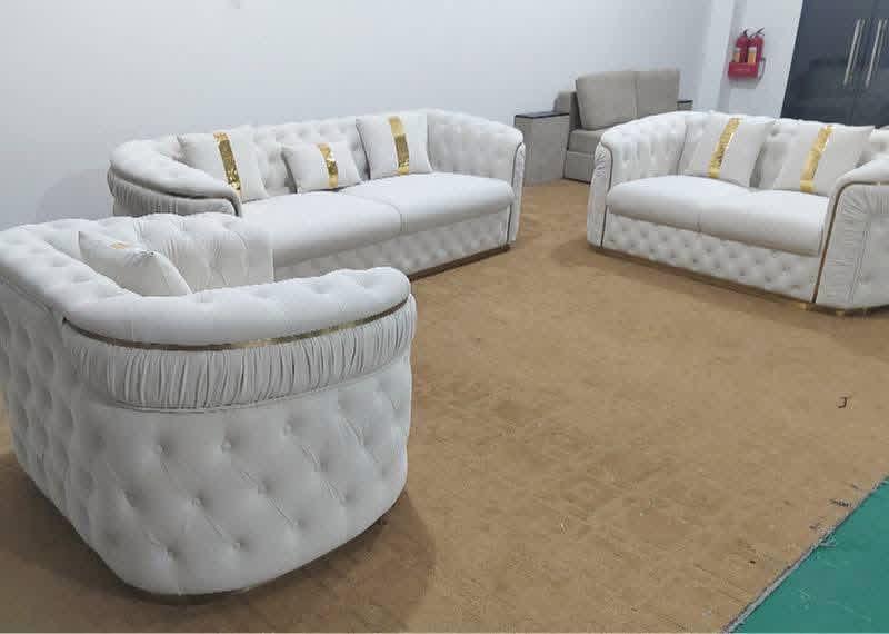 Chesterfield Curved Suite Set