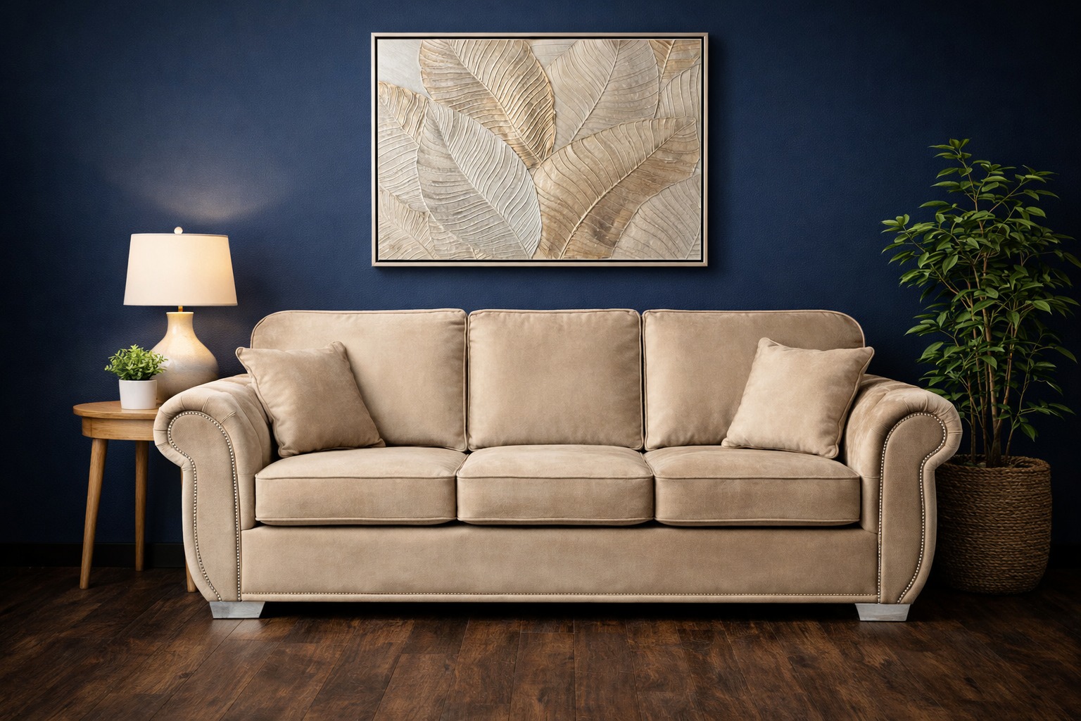 Rio Swan Chesterfield 3 Seater Sofa