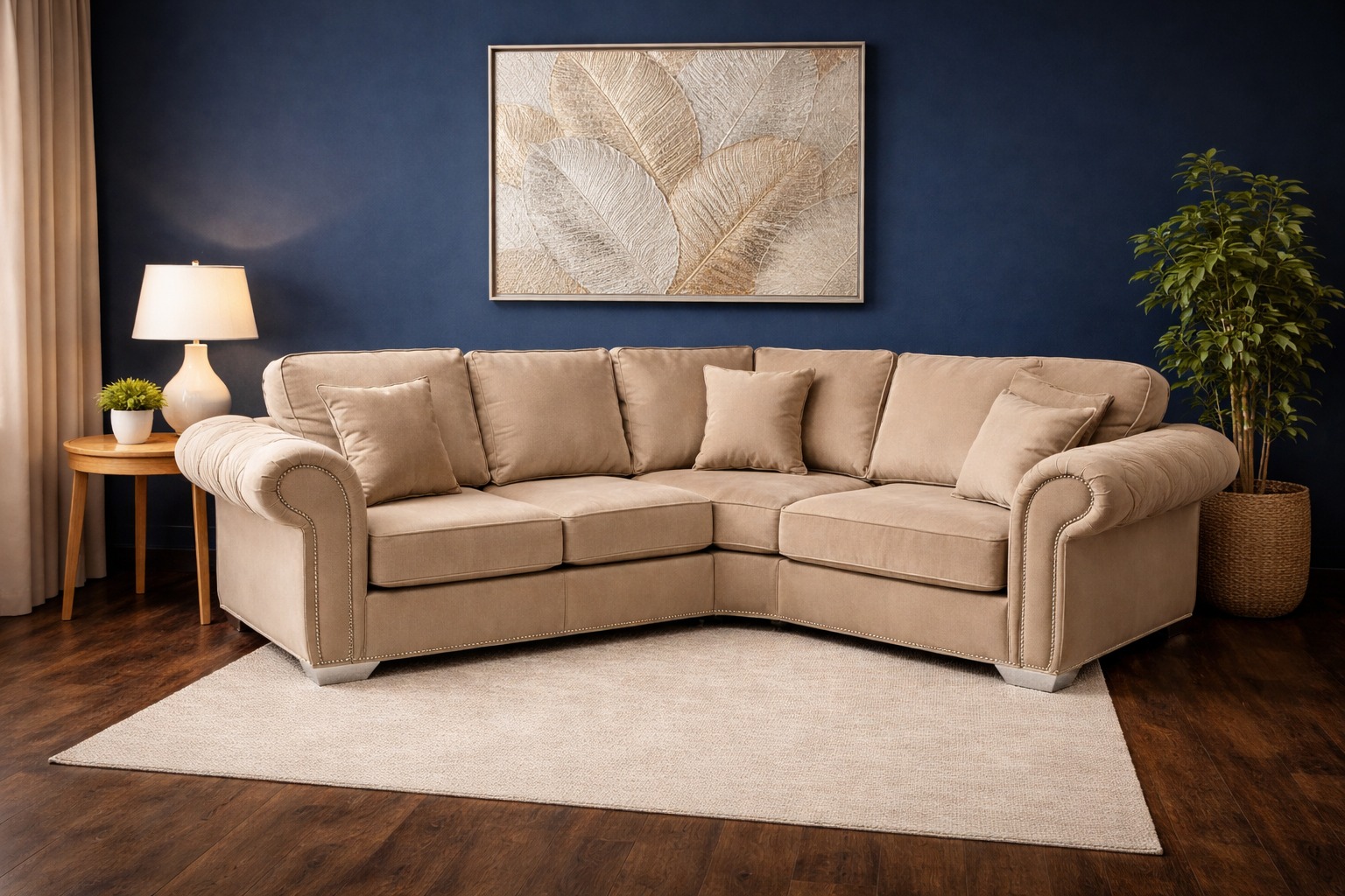 Rio Swan Chesterfield 2C2 Corner Sofa
